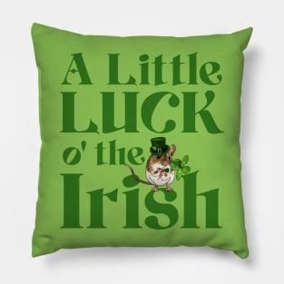 A Little Luck St Patricks Day Mouse Pillow