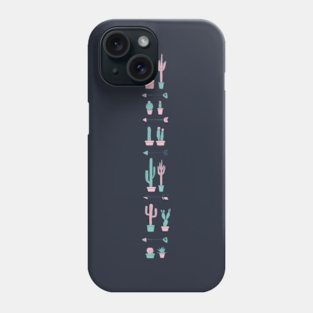 Boho Cactus Collection Phone Case by melomania