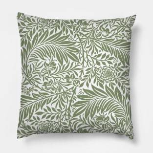 Modern Floral Pattern Green Pillow