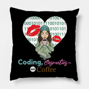 Funny Software Developer and Computer Science Coder meme Pillow
