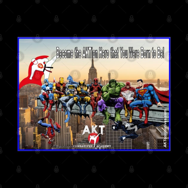 AKTion Hero & Superheroes on Girder by AKTionGear