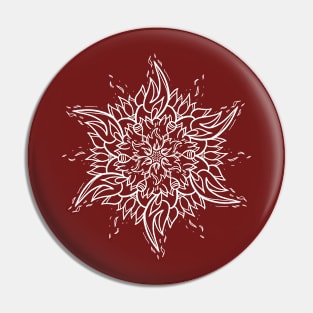 Fire Flower Pin