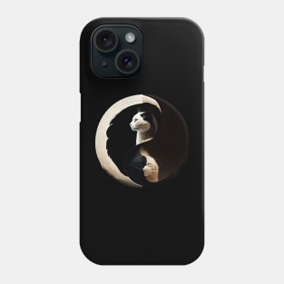 Yin Yang Cat Phone Case