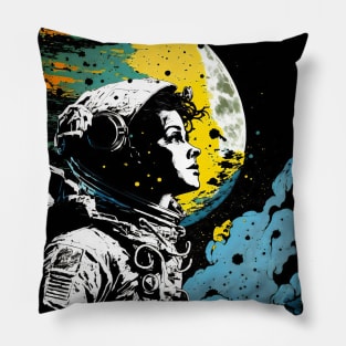 Astronaut Girl Pillow