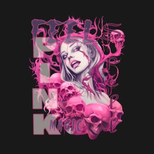 Pink spell witch magic T-Shirt