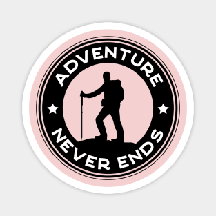 Adventure Never Ends Magnet