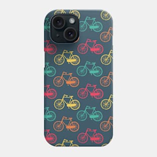 Retro Rainbow Bike Pattern Phone Case