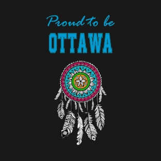 Native American Ottawa Dreamcatcher 42 T-Shirt