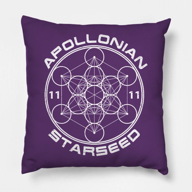 Apollonian Starseed Sacred Geometry Pillow by rycotokyo81