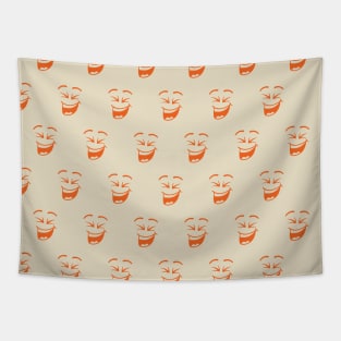 Laughing Pattern Tapestry