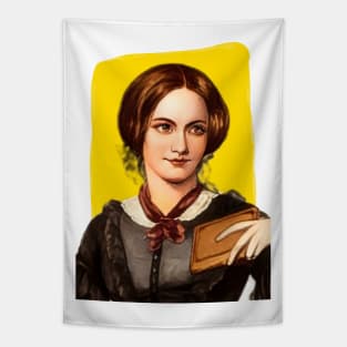 English Novelist Charlotte Bronte illustration Tapestry