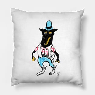 Doberman Cowboy Pillow