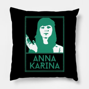 Anna karina\\retro fan artwork Pillow