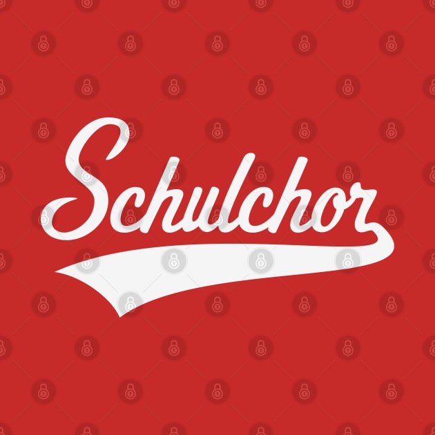 Schulchor (Chor / Musik / Schriftzug / White) by MrFaulbaum