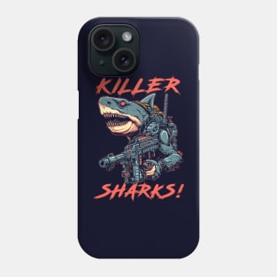 Killer Sharks! Phone Case