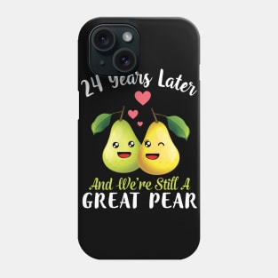 Husband And Wife 24 Years Later And We're Still A Great Pear Phone Case