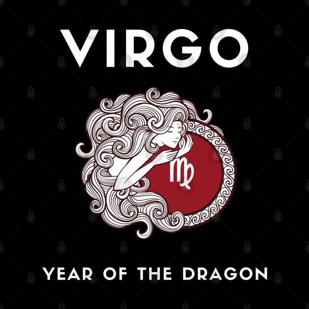 VIRGO / Year of the DRAGON by KadyMageInk