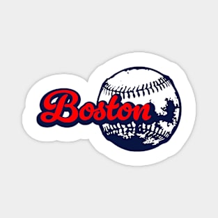 Boston Baseball Magnet