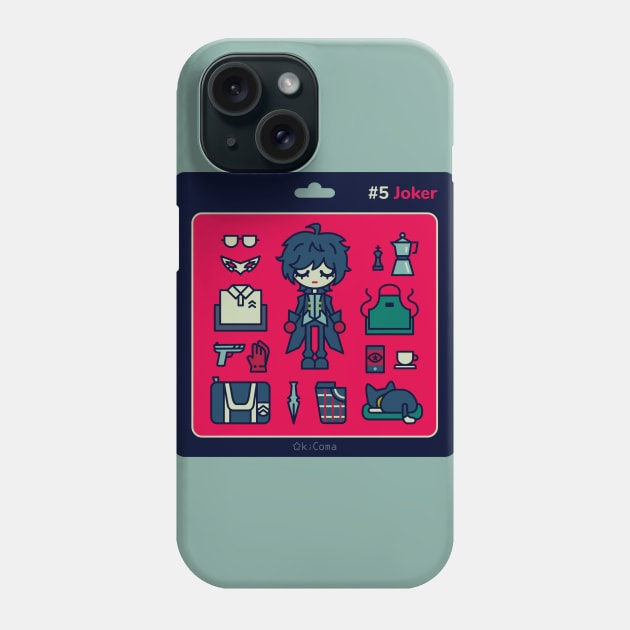 Joker kit Phone Case by OkiComa