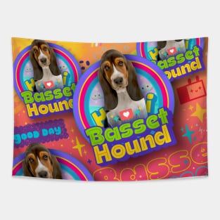 Basset Hound dog v2 Tapestry