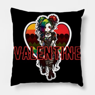 For your Valentine, Victorian gothic style lady Pillow