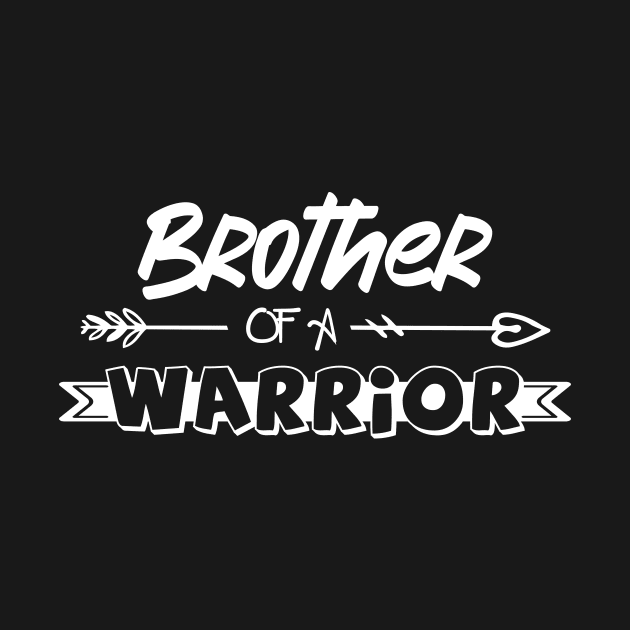 Brother of a Little Warrior shirt, Little warrior shirt, Cancer Survivor shirt, Brother t-shirt, Brother of a Strong Kid shirt, Cancer Awareness by GShow