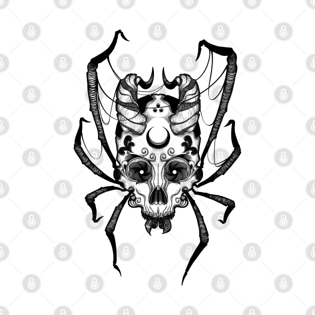 Skull spider by ToleStyle