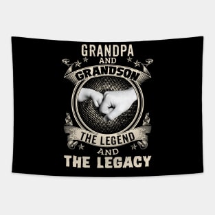 Grandpa And Grandson The Legend And The Legacy Tapestry