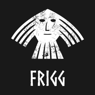 Frigg Norse Viking God Vintage Distressed T-Shirt