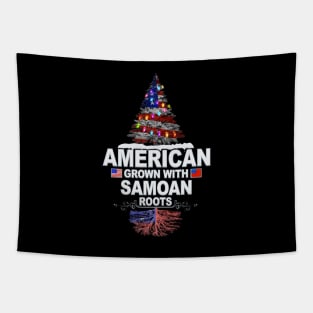 Christmas Tree  American Grown With Samoan Roots - Gift for Samoan From Samoa Tapestry