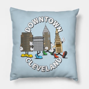 Downtown Cleveland Walking Pillow