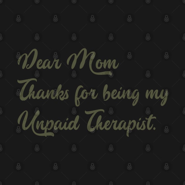 Mom Therapist funny mom by Gaming champion