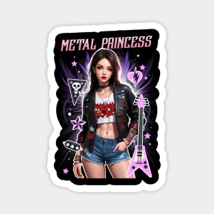 Metalhead Girl 02 Magnet