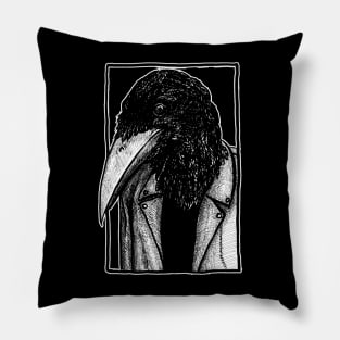 Crow Man Pillow