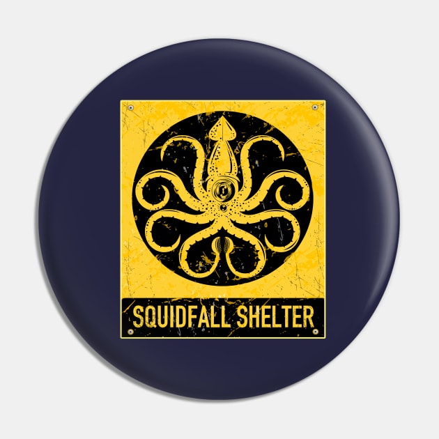 Squidfall Shelter Pin by PalmGallery