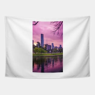 Melbourne City Pretty in Pink Tapestry