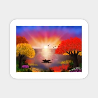 Autumn Landscape Magnet