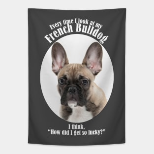 Lucky Frenchie Tapestry