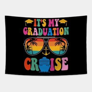 It's My Graduation Cruise, Senior 2024, Class Of 2024, Goodbye School, Hello Summer Tapestry