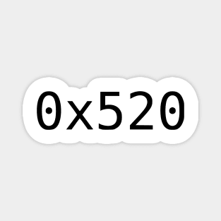 1312 (Hexadecimal) Magnet