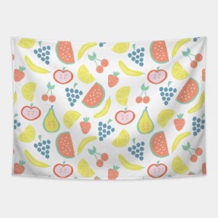 Strawberry Watermelon Lemon Apple Banana Mix Tapestry