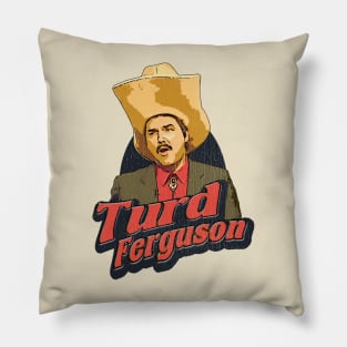 Turd Ferguson // Retro Style Design Pillow