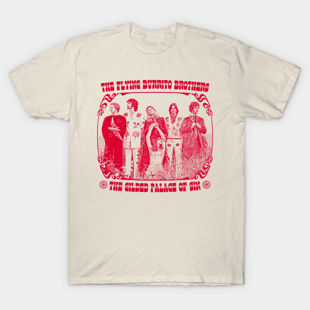 The Flying Burrito Brothers /// Original Retro Design - Gram Parsons - T-Shirt