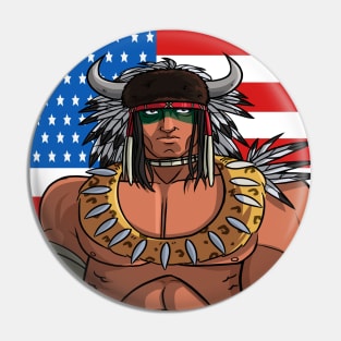 Native American Day Indian Pride Pin