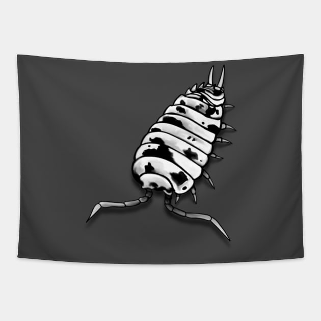 Dairy cow isopod Tapestry by HeArtTatttoo