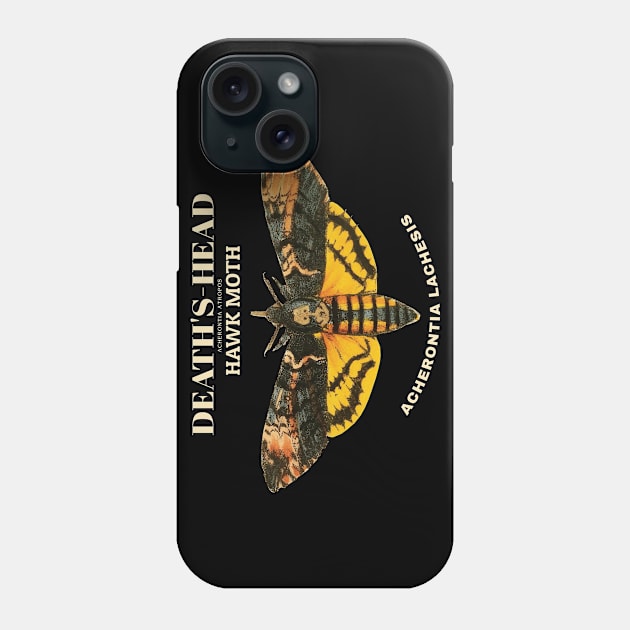 Death's-head hawkmoth Phone Case by KewaleeTee