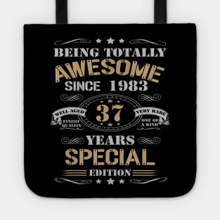 37 Years Special Edition Made In 1983 37th Birthday Tote