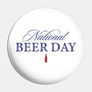 MicNational Beer Day Pin