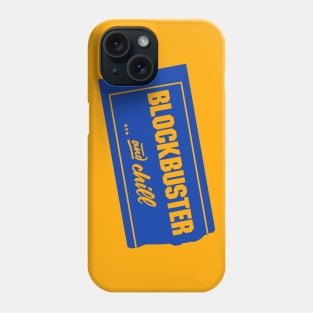 Blockbuster ... and chill (orange background for stickers) Phone Case