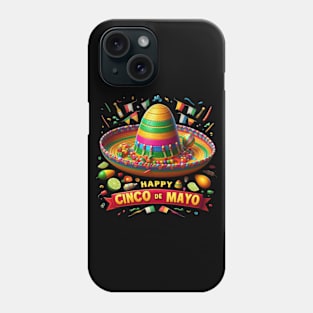 Happy Cinco de Mayo Fiesta Sombrero Phone Case